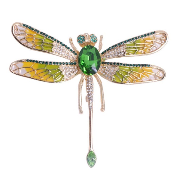 Брошь стрекоза Блеск