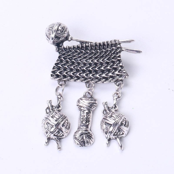 Брошка в'язання клубок lan-2858