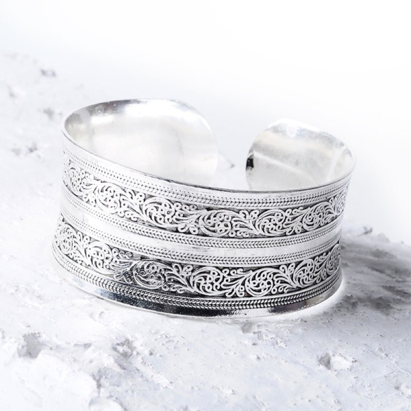 Металлический браслет Ажур