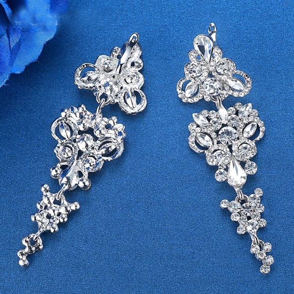 Свадебные серьги lan-3363