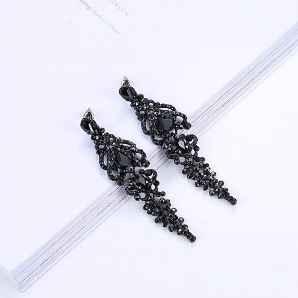 Вечерние серьги подвески Бриттани