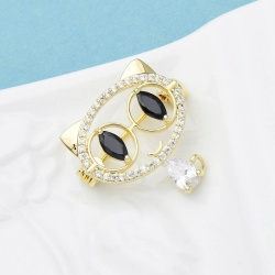 Брошка розумна кішка престиж