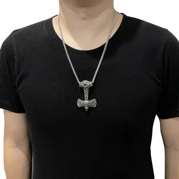 Кулон у стилі вікінгів Молот Тора lan-2759