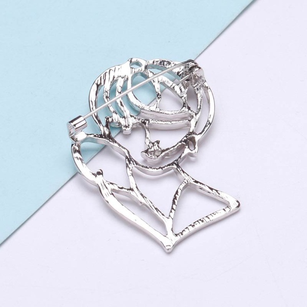 Брошка дівчина стиль мінімалізм lan-2859