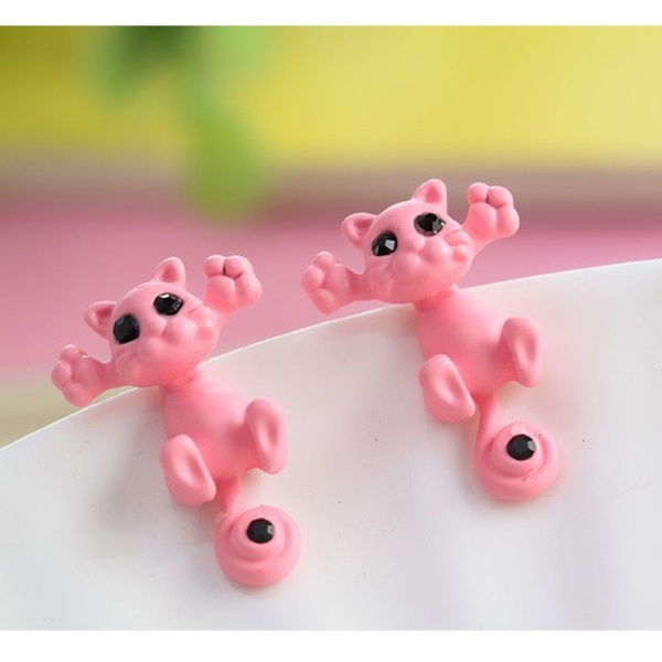 Серьги гвоздики Коты