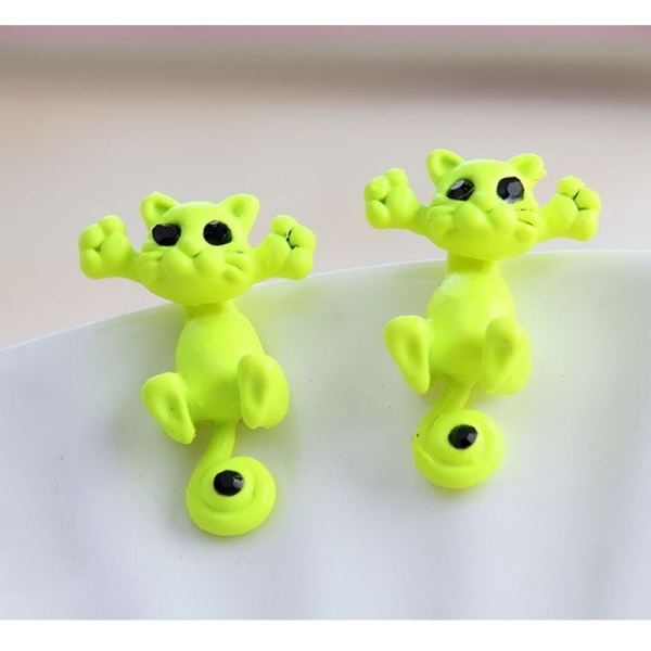 Серьги гвоздики Коты