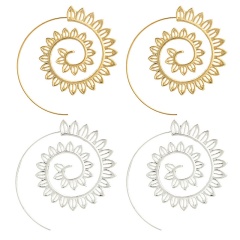 Серьги кольца Ажурные