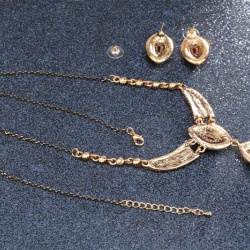 Набір прикрас троянди vintage: кулон, сережки lan-3100