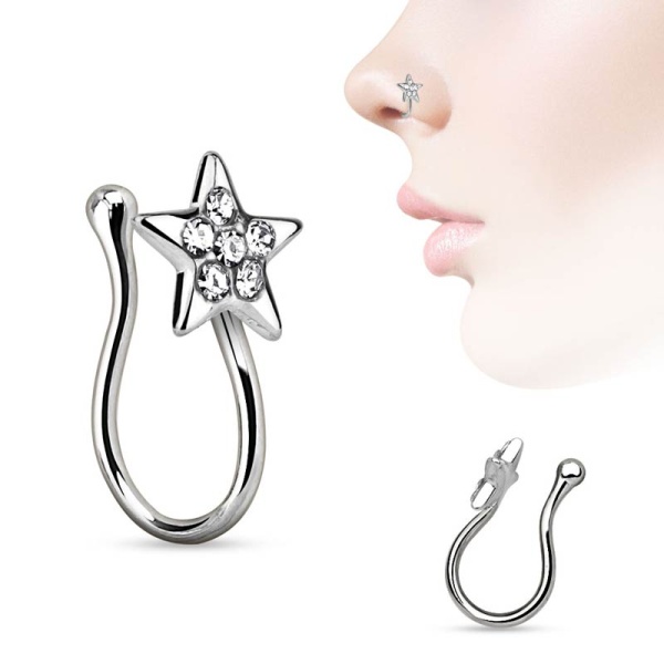 Обманка в нос Spikes Звезда NOCL05