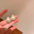 Сережки гвоздики з бароковими перлами lan-2860