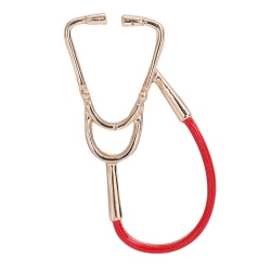 Брошка стетоскоп Dr червоний lan-2960