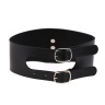 Широкий кожаный чокер с кольцом lan-3102
