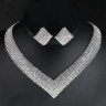 Набор украшений Ромб: колье и серьги lan-3365