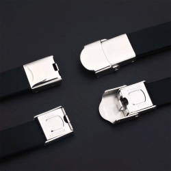 Мужской каучуковый браслет Струна