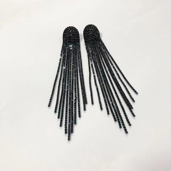 Довгі сережки кристальний водоспад lan-2961