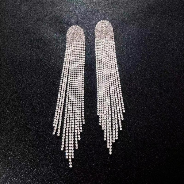 Довгі сережки кристальний водоспад lan-2961