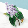 Брошка гілка Бузка lan-3061