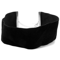 Бархатный широкий чокер Wide band