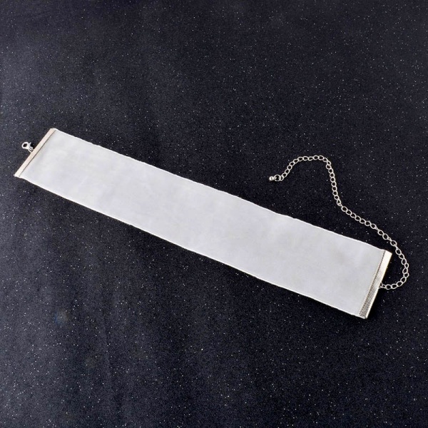 Бархатный широкий чокер Wide band