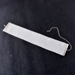 Бархатный широкий чокер Wide band