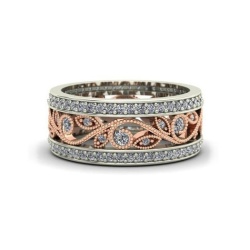 Золота каблучка з фіанітами.