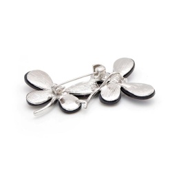 Брошь Бабочки с перламутром lan-3237