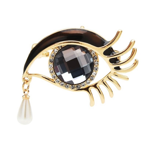 Брошь Женский глаз