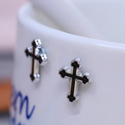 Сережки Хрестики на магнітах