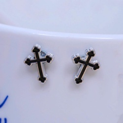 Сережки Хрестики на магнітах