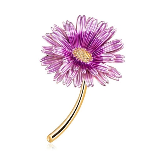 Брошь квітка Астра