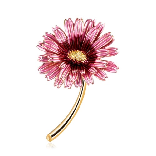 Брошь квітка Астра