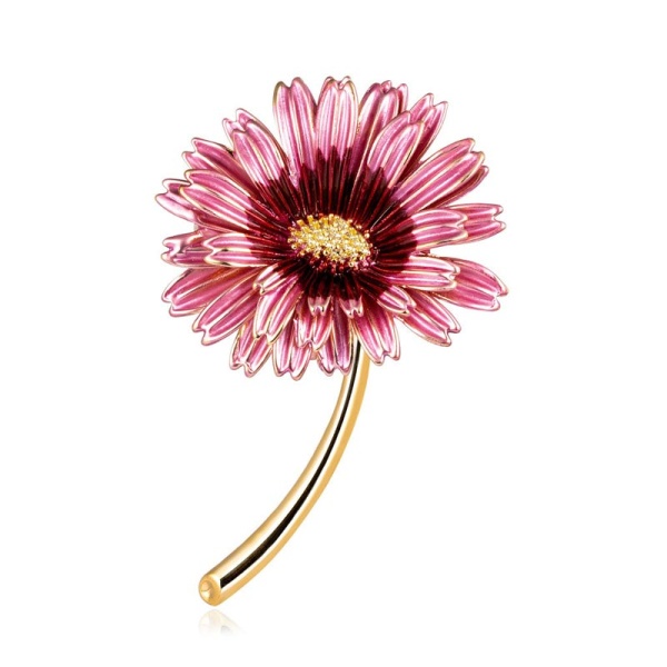 Брошь цветок Астра