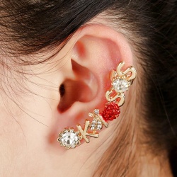 Кафф з камінням Kiss поцілунок