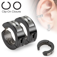 Мужские серьги клипсы Spikes SFE — 01012