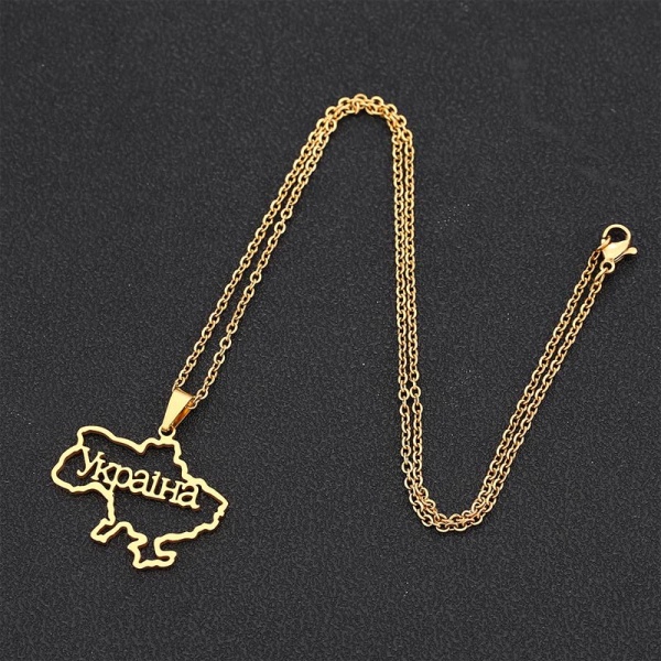 Кулон из нержавеющей стали Украина lan-2765