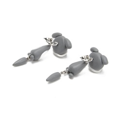 Сережки гвоздики Собачка