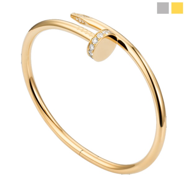 Браслет металлический Гвоздь Cartier Crystal