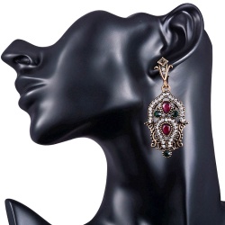 Набір прикрас Айсель: кулон, сережки