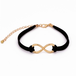 Браслет замшевый со знаком Бесконечность