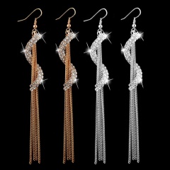 Длинные серьги Elegant S-Shape