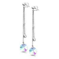 Сережки підвіски із сталі Spikes SE21405