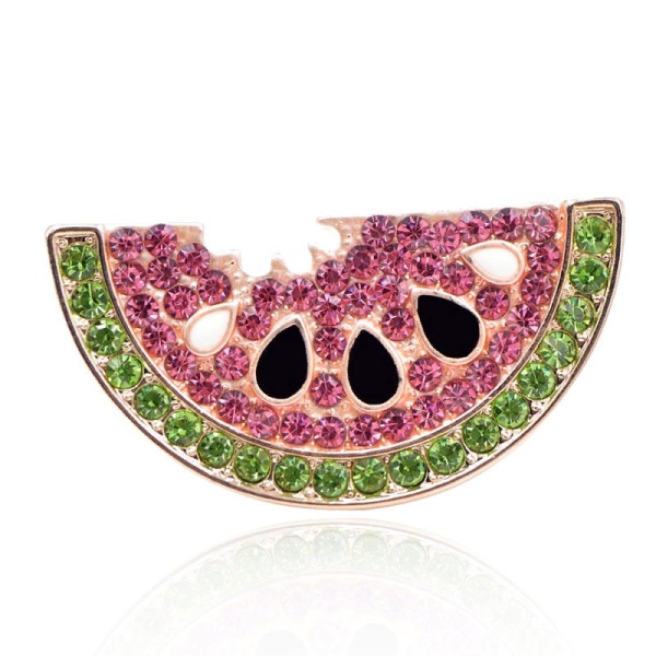 Брошь долька Арбуза