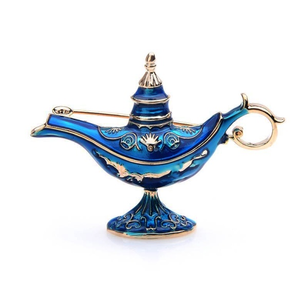 Брошка лампа Аладіна