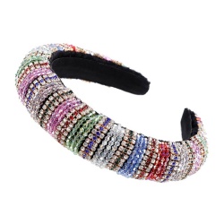 Обруч з камінням Різнобарвні кристали