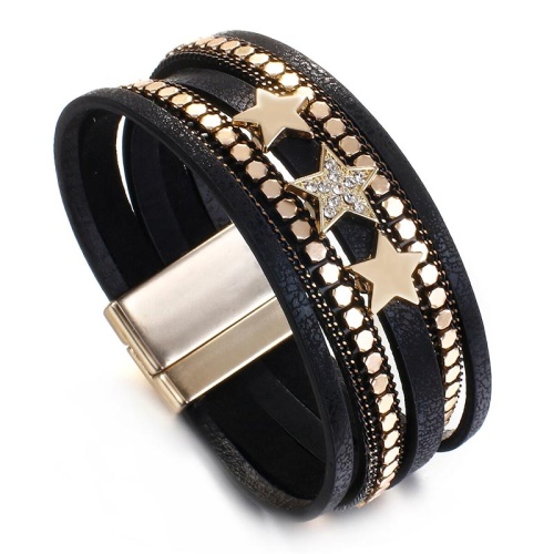 Шкіряний браслет Stars