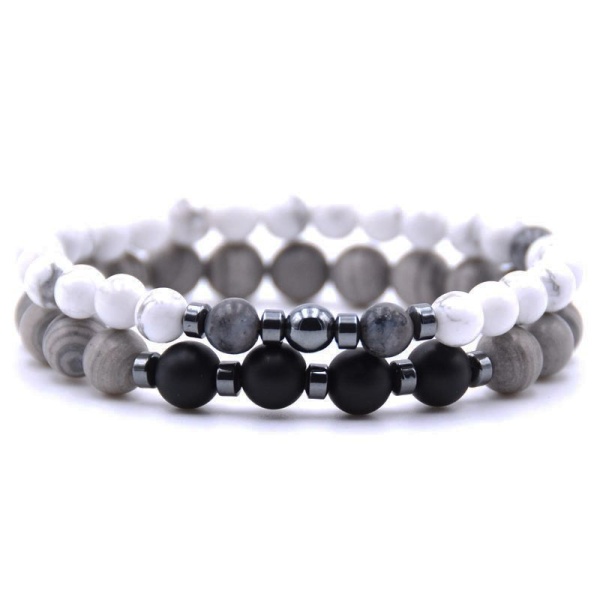 Браслети з натурального каменю: Шунгіт та мармур
