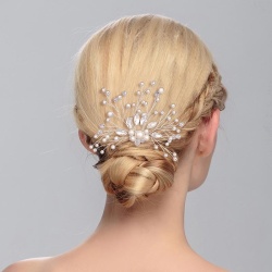 Гребінець для волосся Перлинні гілочки lan-3374