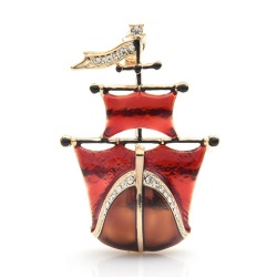 Брошка корабель Вітрило