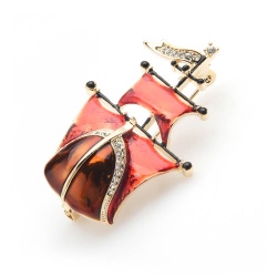 Брошка корабель Вітрило