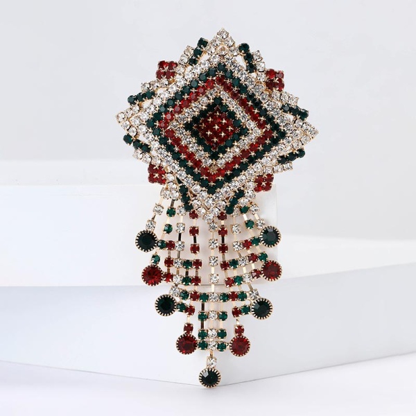 Брошь орнамент вышиванки водопад lan-2770